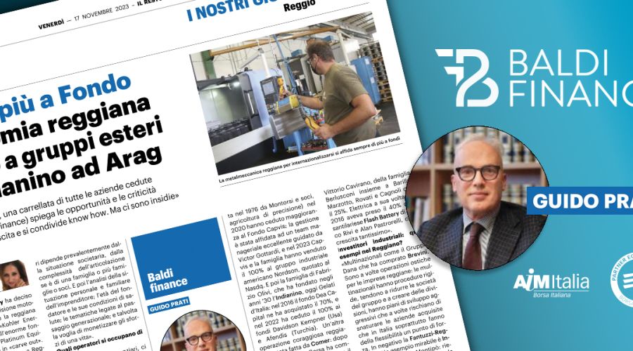News Baldi Finance Resto del Carlino
